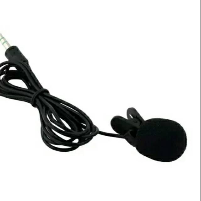 Ready mic clip on microphone kabel rekaman record recorder jack 3.5mm jek hp Terlaris