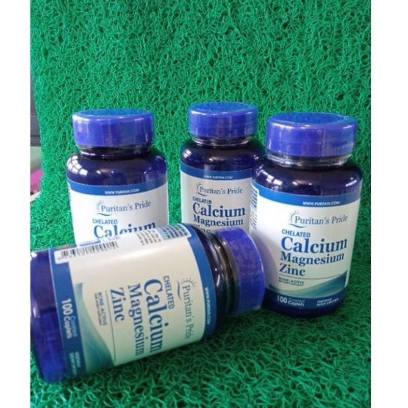PURITAN'S PRIDE PURITAN PRIDE CHELATED CALCIUM MAGNESIUM ZINC ISI 100 caplets
