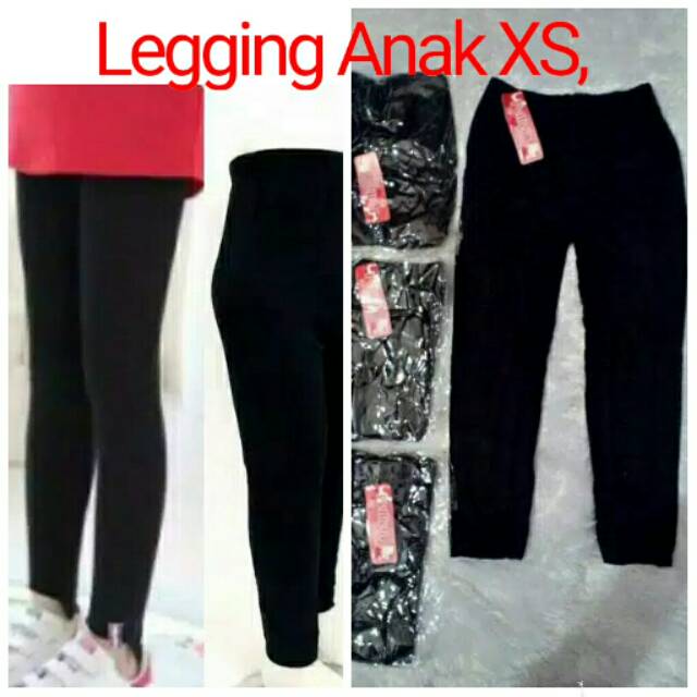 LEJJING ANAK KHUSUS HITAM,SIZE:XS,SPANDEK RAYON PREMIUM.