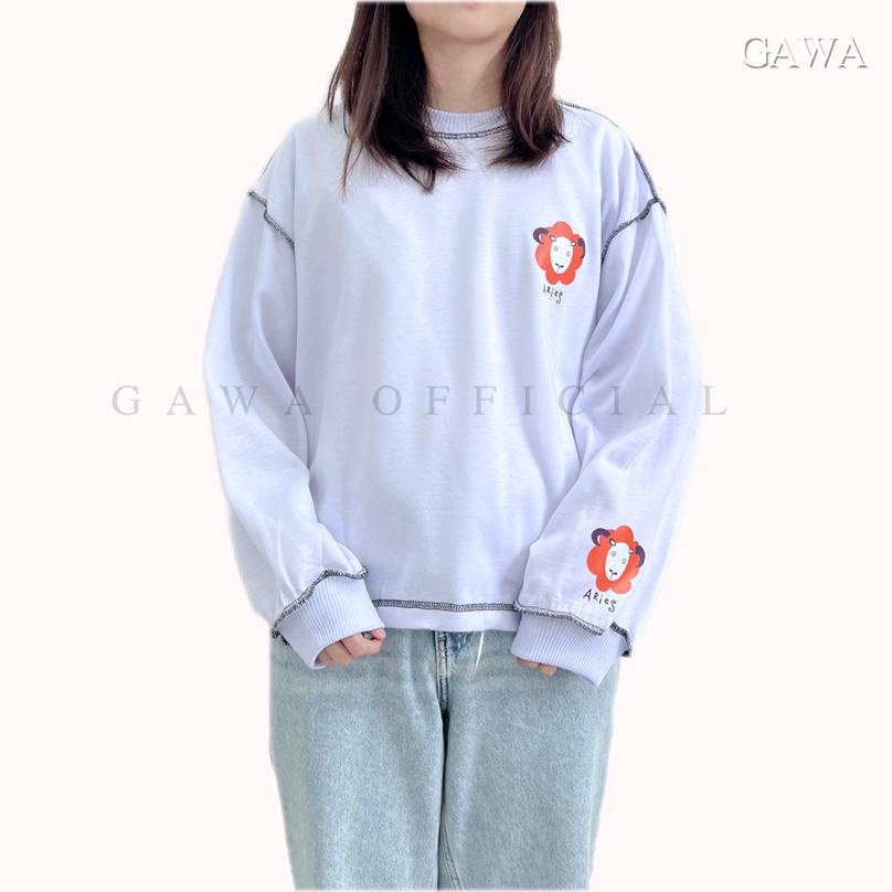 ARIES SWEATER CREWNECK WANITA GAWAOFFICIAL