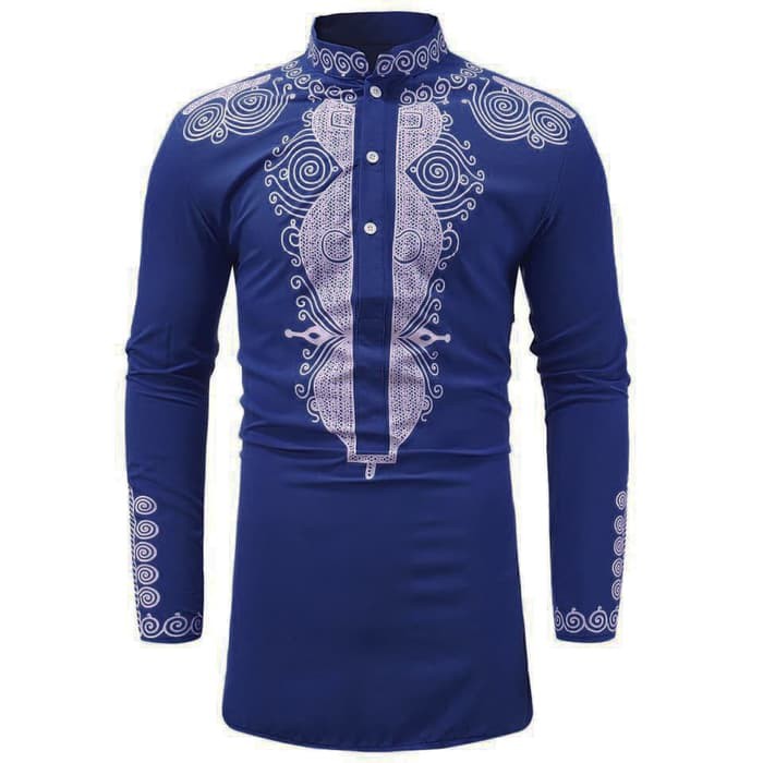 baju koko pria katun stretch putih kombi bordir baju muslim baju pria keren bestseller