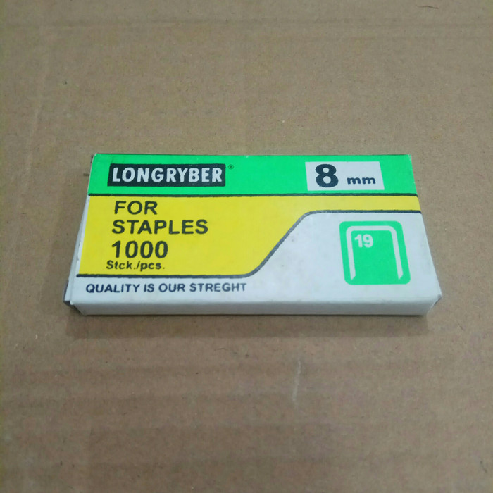 

isi Staples 8 mm tembak