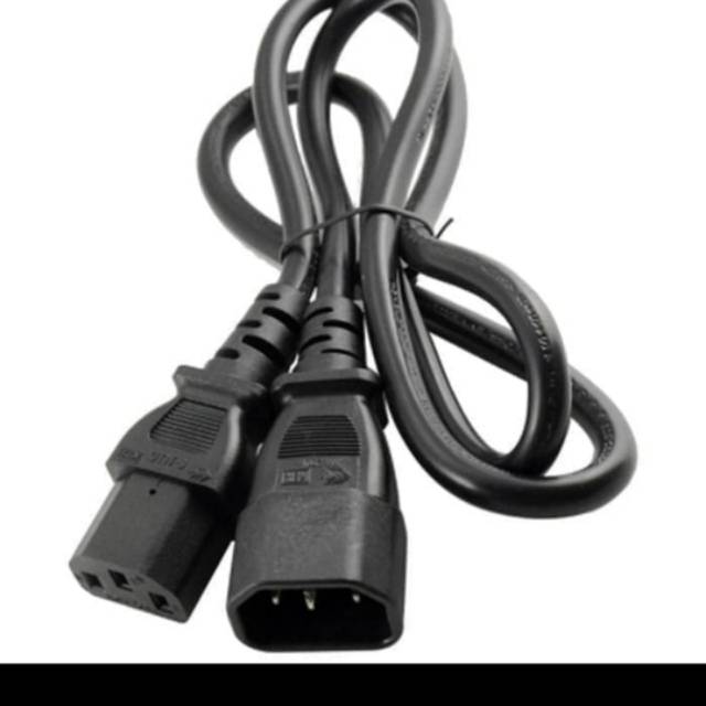 Kabel Power CPU Ke monitor 5M / PC ke Monitor / MALE TO FEMALE 5 METER