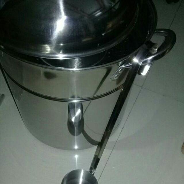 Panci Bakso Supra Panci Bakwan Dandang Bakso Stainless Steel Bahan Tebal