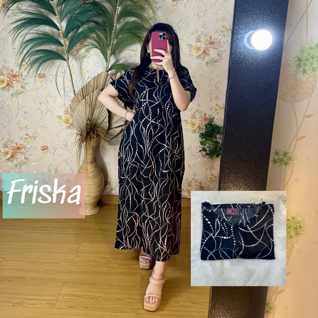 PART1 NCDY HOMEWEAR DASTER PANJANG SEMATA KAKI LD 130cm BUSUI FRIENDLY JUMBO-Friska