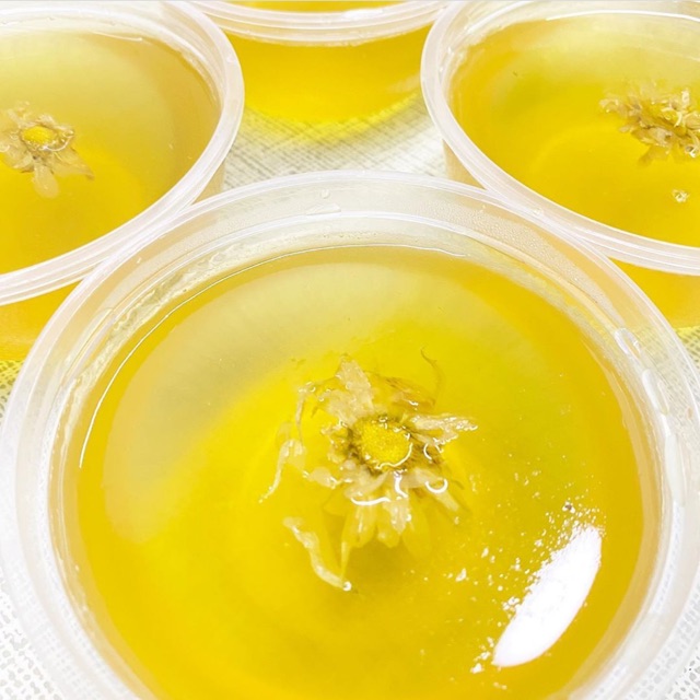 

Chrysanthemum Honey Jelly / healthy snack / makanan anak-anak / cemilan sehat / makanan sehat ringan