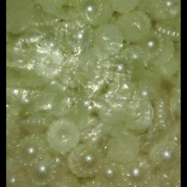 mutiara belah kancing hiasan baju aksesoris