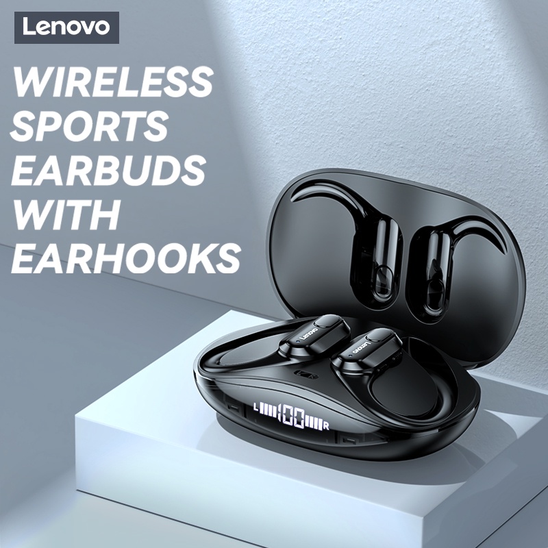 Original Lenovo XT80 TWS Wireless Bluetooth 5.3 Earbuds True Sports Earbuds with Charging Box Button Control Headphones Sports Headphones with Microphone