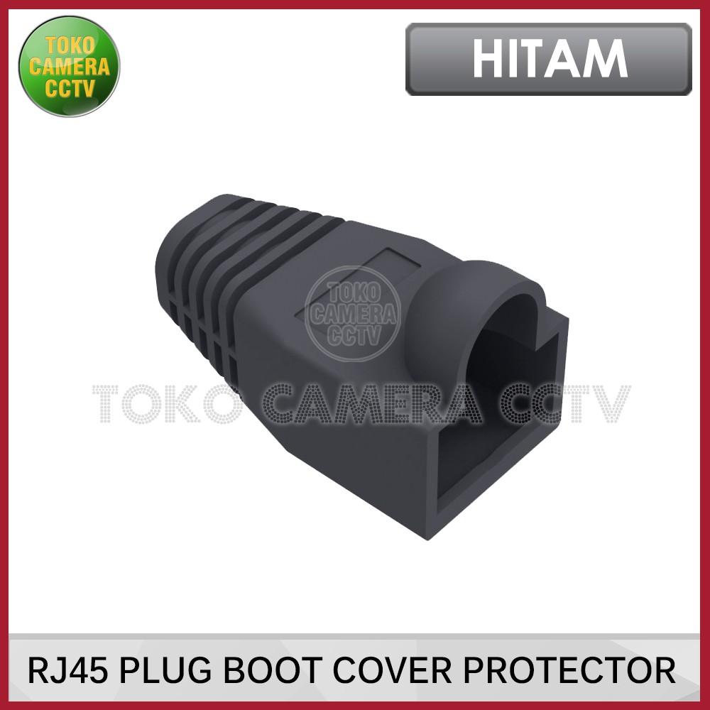 RJ45 PLUG BOOT COVER PROTECTOR CAT 5/CAT6 HITAM