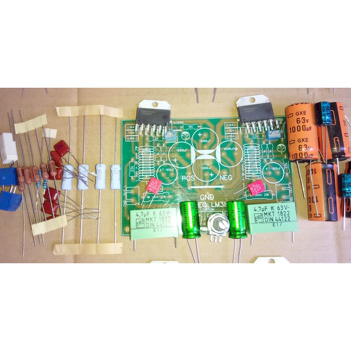 Kit LM3886 Solderless 2