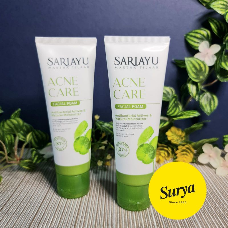 Sariayu Acne Care Facial Foam plus pegagan and canangan oil