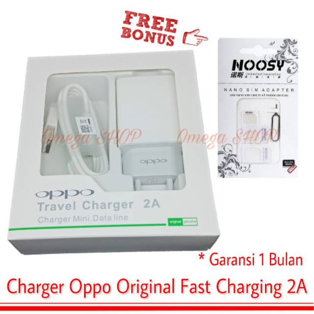Charger Oppo Original Fast Charging 2A-5V Micro Usb