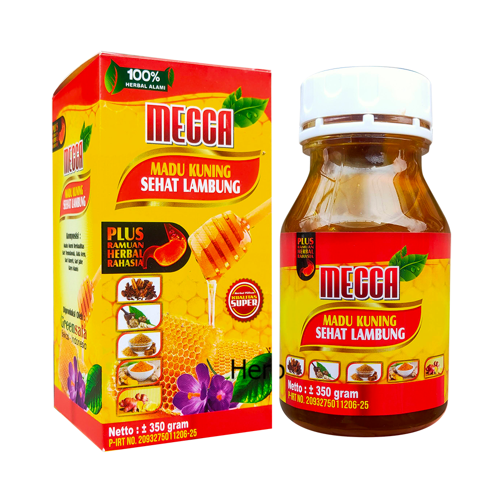 

Madu Kuning Sehat Lambung MECCA 350gr
