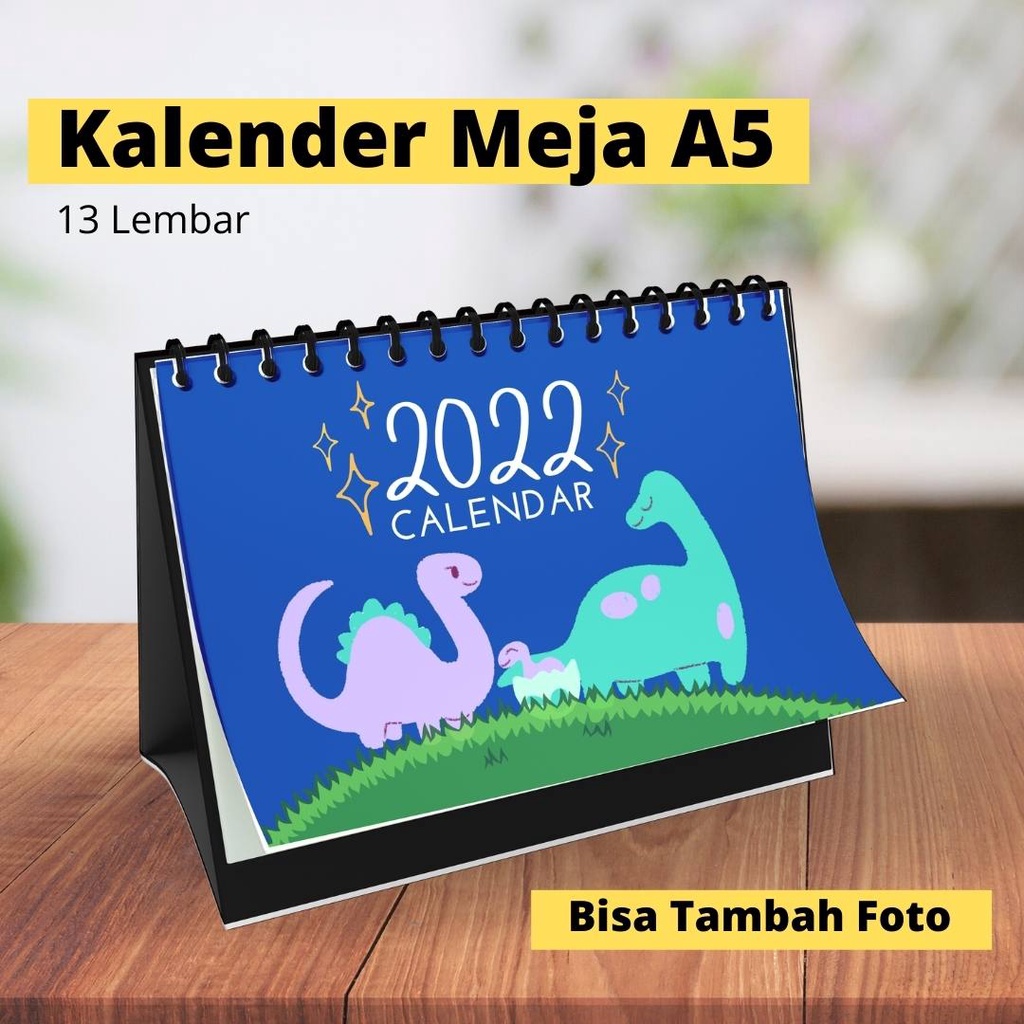

Kalender Meja 2025 Bisa Pakai Foto Tema Dino Aesthetic Calendar