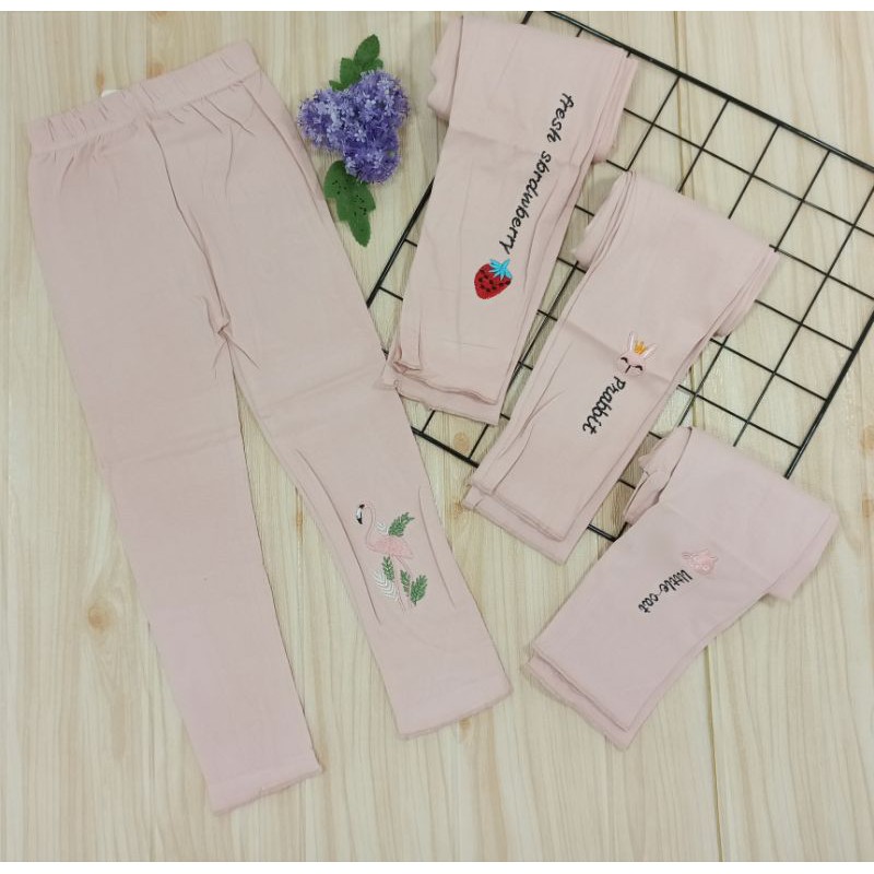 [Ss-3007] Celana Legging Anak 3-6tahun, Legging Anak, Pakaian Anak Perempuan, Legging Import