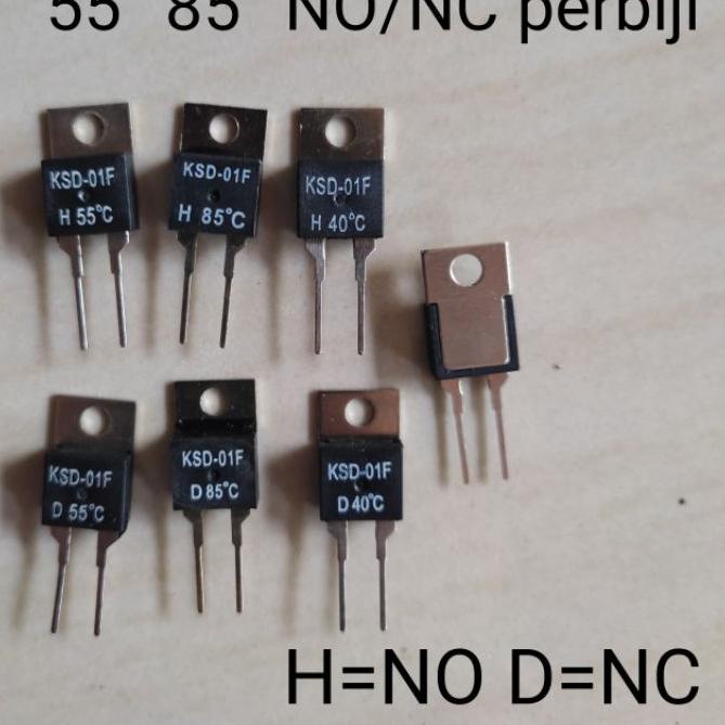 ✨IMPORT✨ (2pcs) KSD-01F 40°C 55°C 85°C NC Normally Closed NO Normally Open 1.5A Thermal Switch Tempe