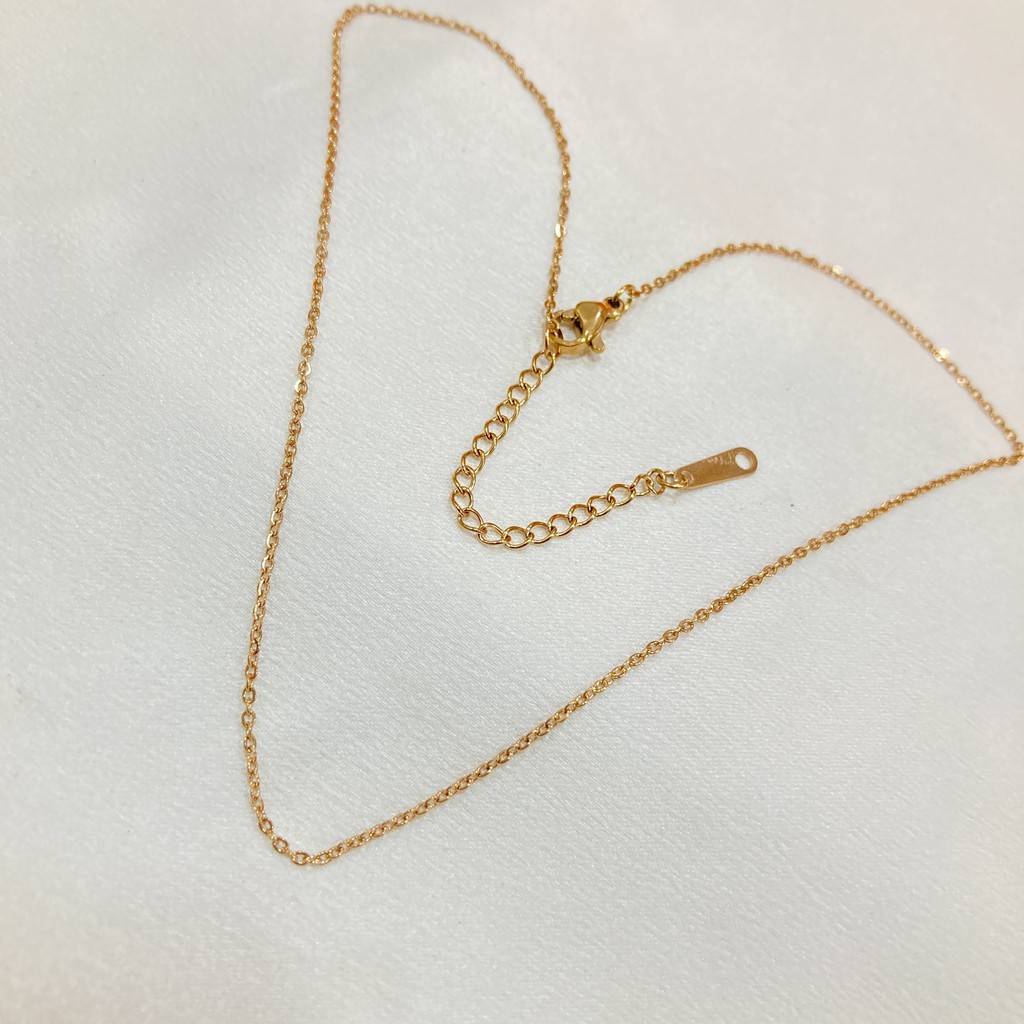 Kalung Anak Nuri Polos Titanium Steel Anti Karat