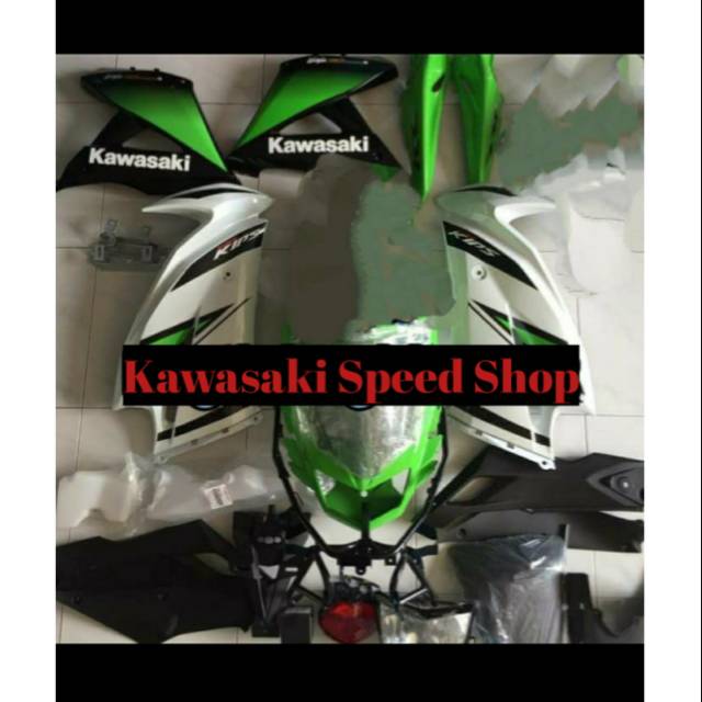 Upgrade fairing fullset body ninja RR new hijau anniversary 30th original kawasaki