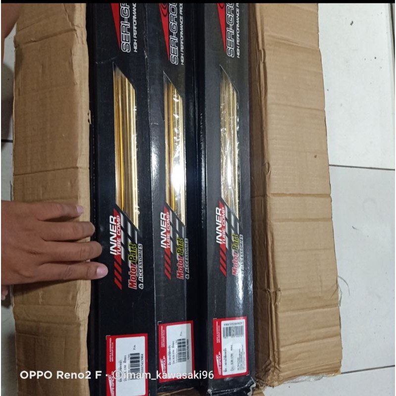 as shock 33 gold rainbow dan biru 100% Original Thailand NINJA R atau NINJA SS