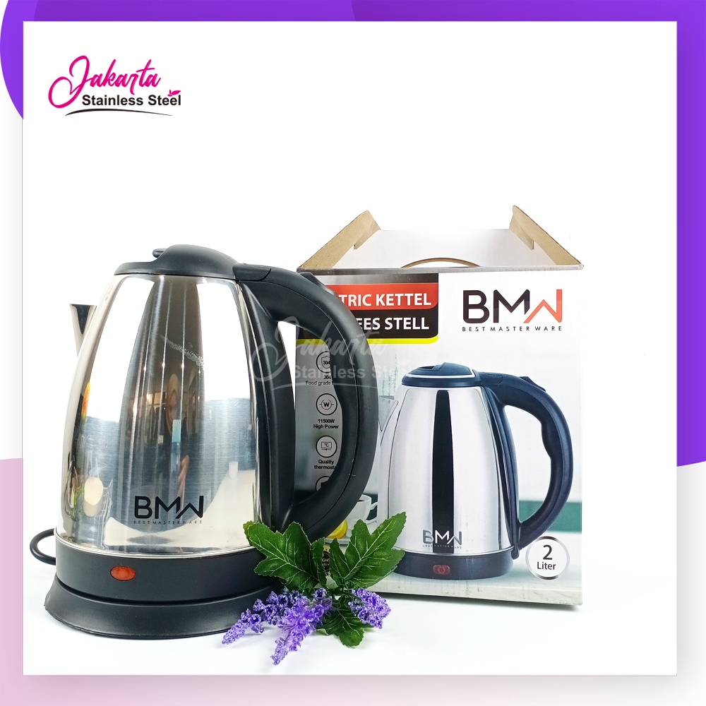 JSS - Teko Hotel Teko Listrik Teko Air Minum Pemanas Air Electric Kettle ketel besar otomatis stainl