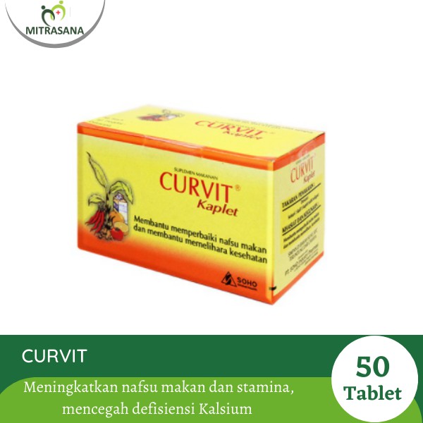 Curvit 5 x 10 Kaplet | Curvit Syrup 60 ml