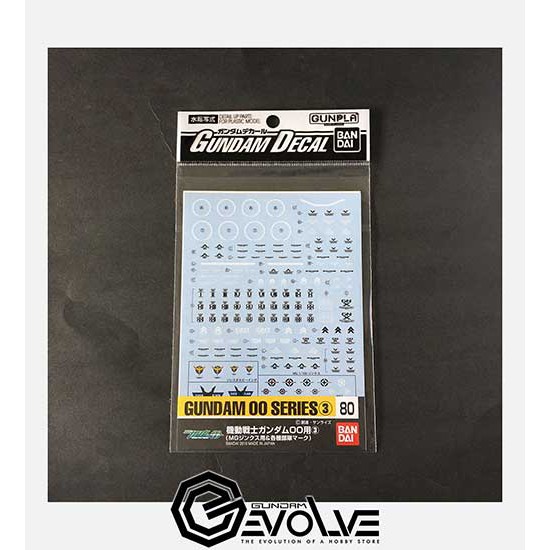 Water Decal Gundam Decal GD080 1/100 MG GN-X & 1/144 Overflag Decal