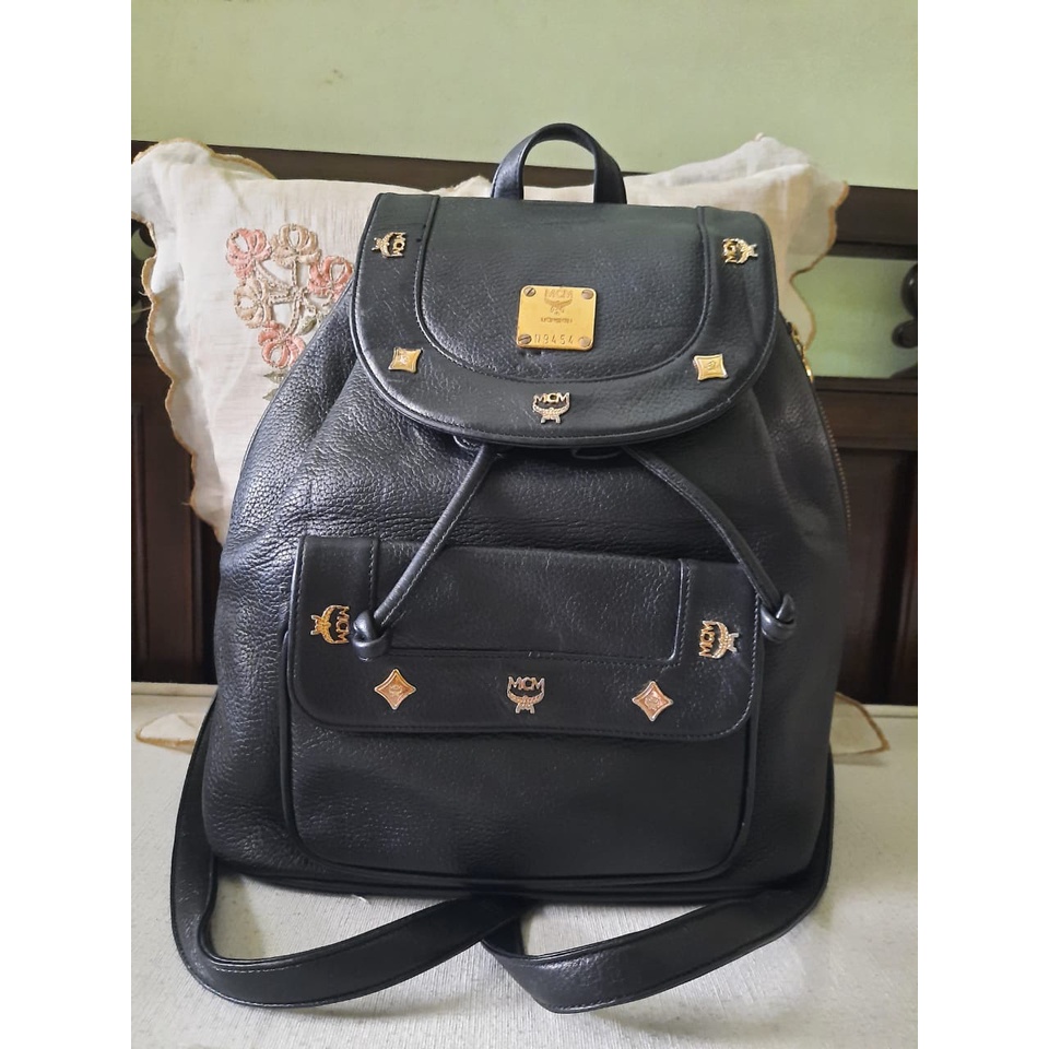 Tas Wanita Branded Second MCM Tas Ransel