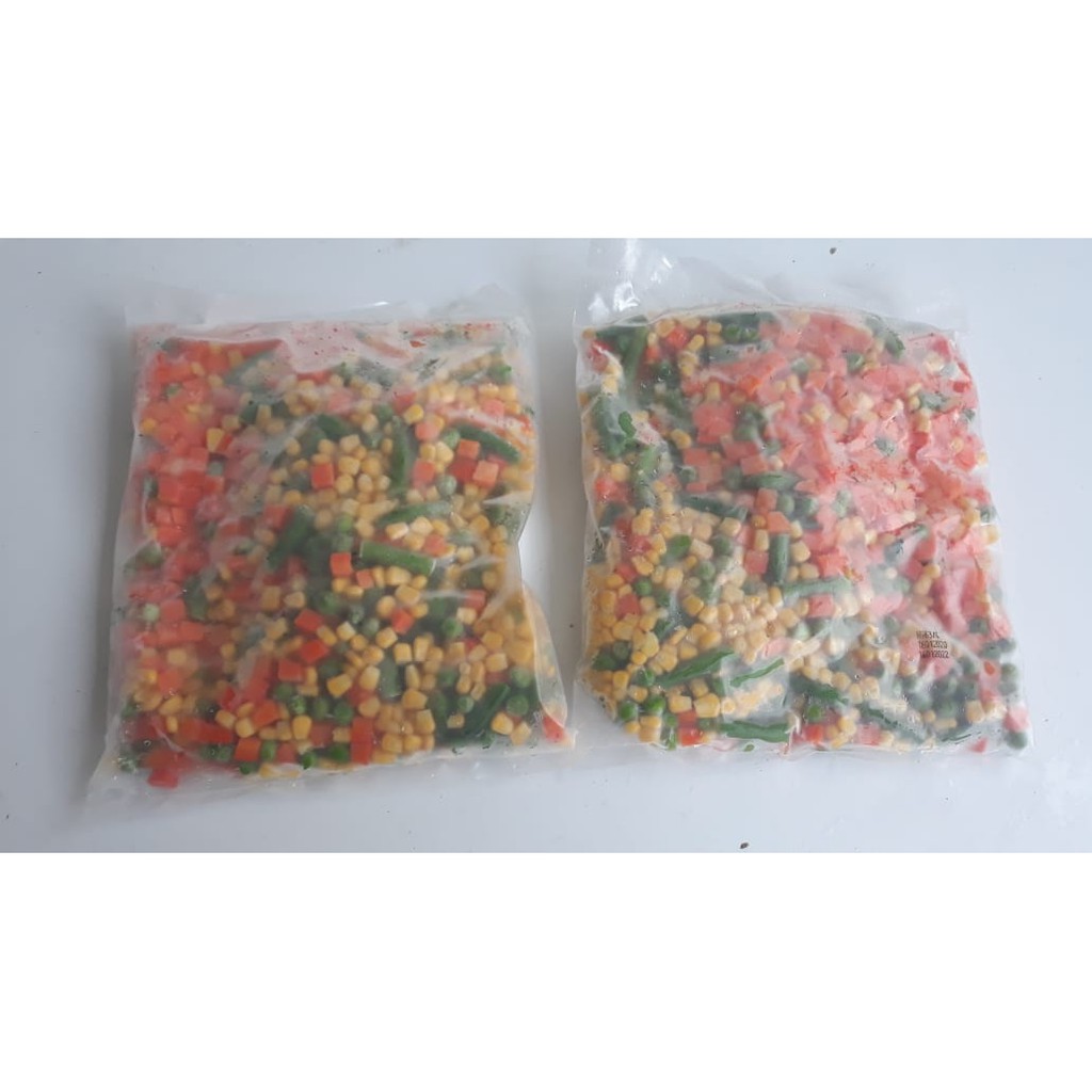 

Vegetable Mix Vegetables 4 Way Sayuran Beku Kemasan 1 kg 1000 gram