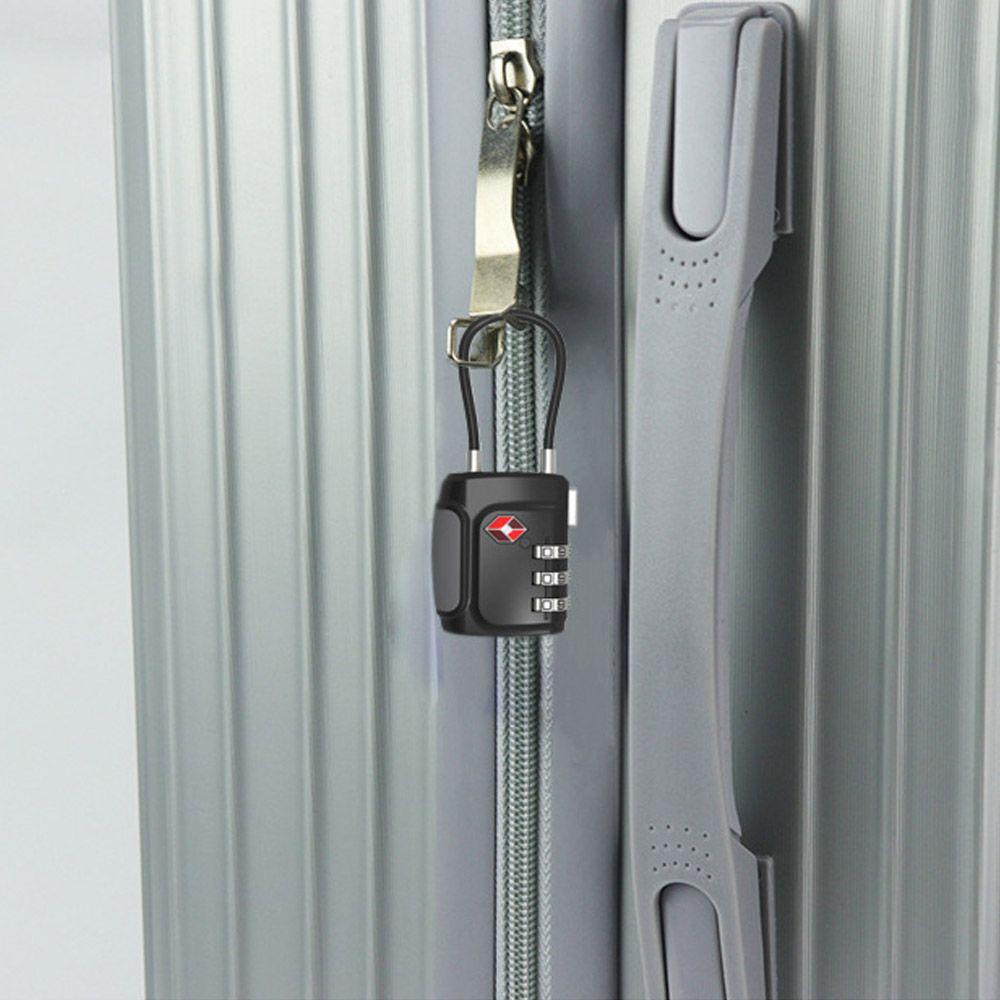 Suyo TSA Customs Lock Padlock Gembok Anti Maling Kunci Koper 3kunci Kombinasi Digit Dial