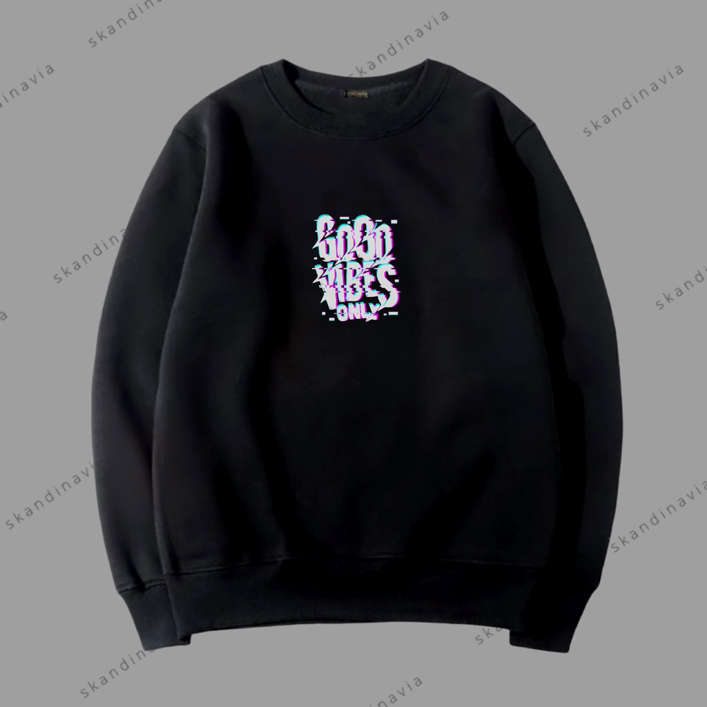 Crewneck Skandinavia OVERSIZE PRIA WANITA CREWNECK NSA