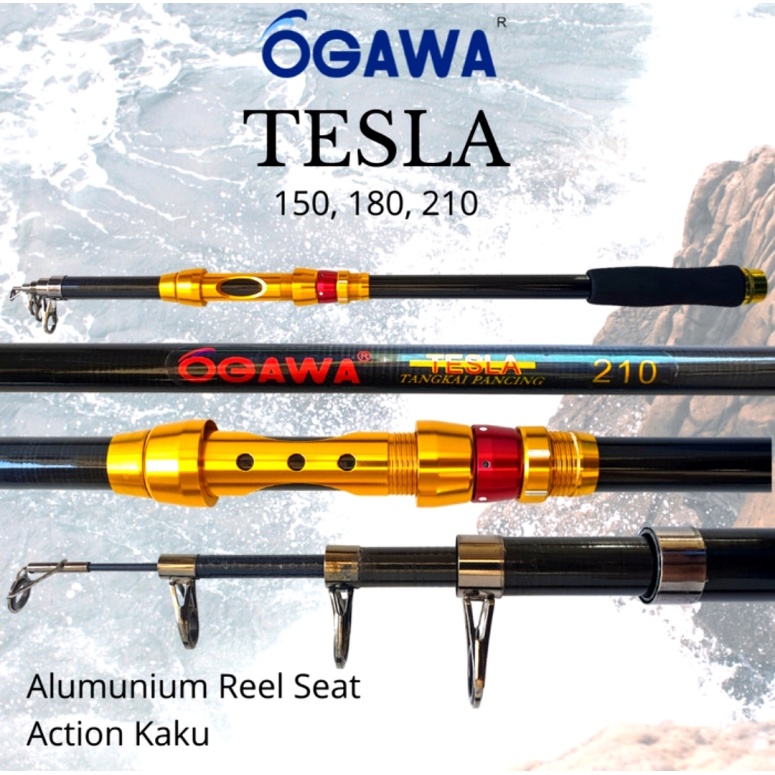 Joran Pancing Antena Ogawa Tesla 150 180 210 Kaku joran kuat