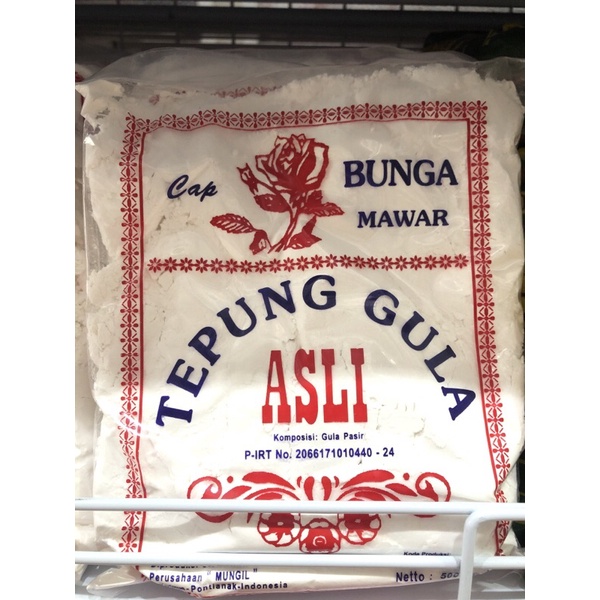 

Tepung Gula 500g - Mawar