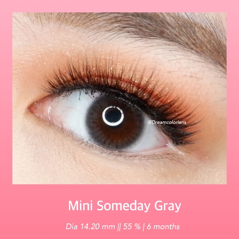 Softlens Kitty Mini Someday Gray / Grey / Abu Normal Minus Beda Minus