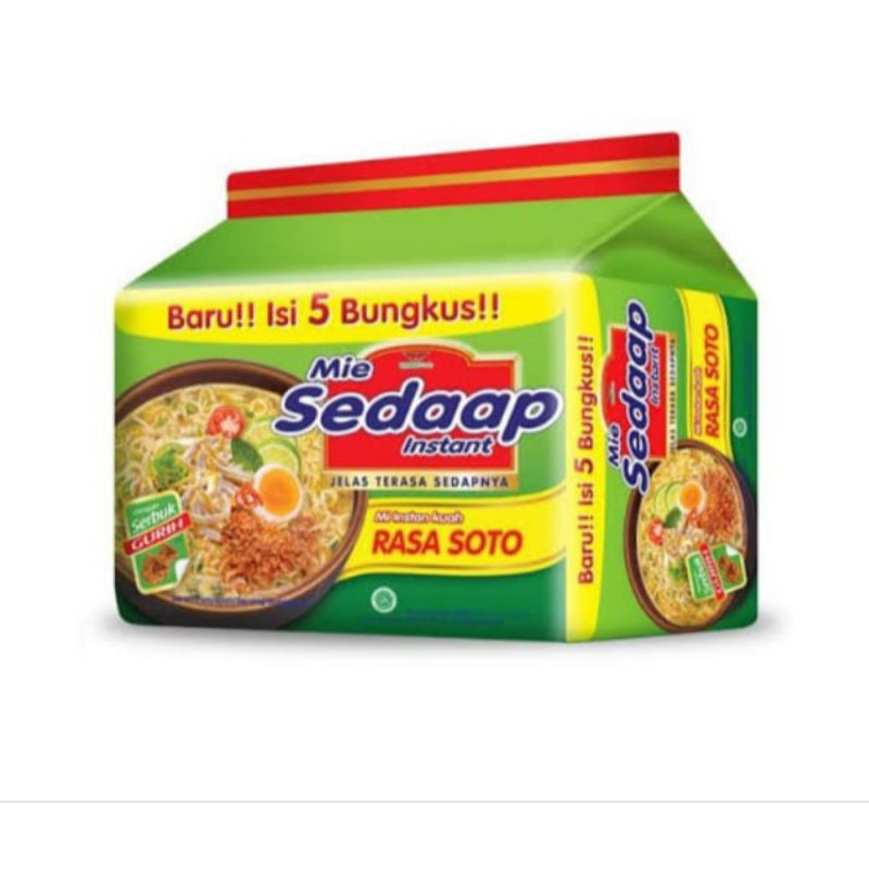 

Mie Sedaap Kuah Rasa Soto 5x75Gr