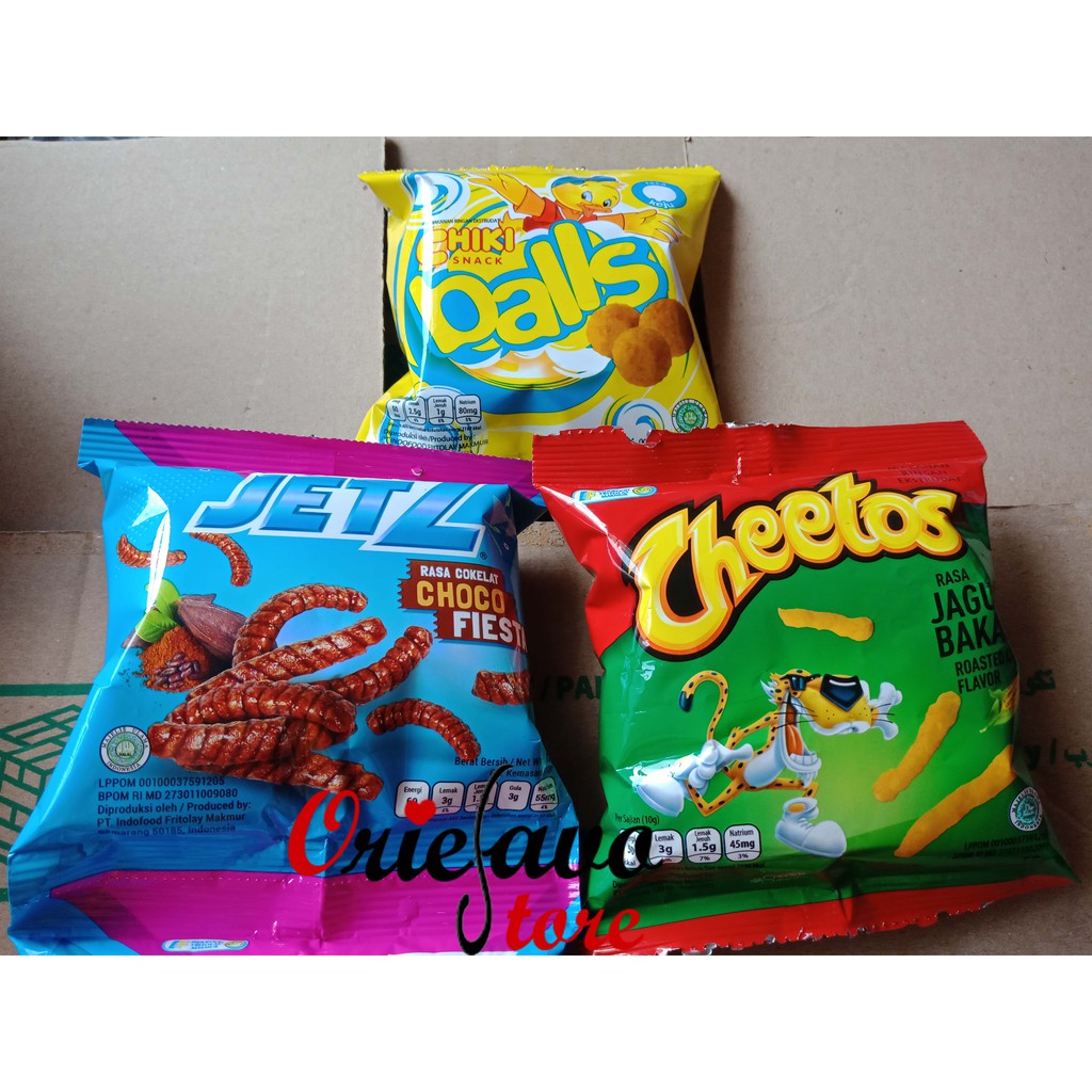 Chitato Cheetos Jetz Chiki Balls Perenceng Isi 10 Bks Shopee Indonesia