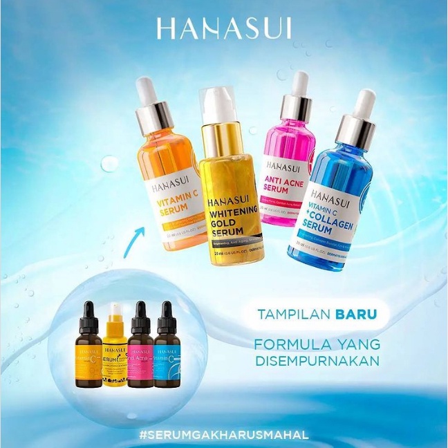 Hanasui Serum Wajah | Power Serum 20ml Bright Acne Peeling Barrier
