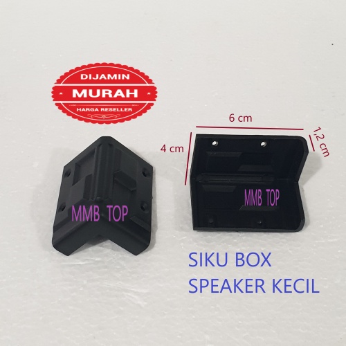 Siku Box Speaker Kecil / Sudut Box Salon Plastik Kecil