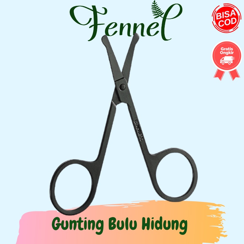 Gunting Cukur Bulu Hidung Stainless Steel FS124