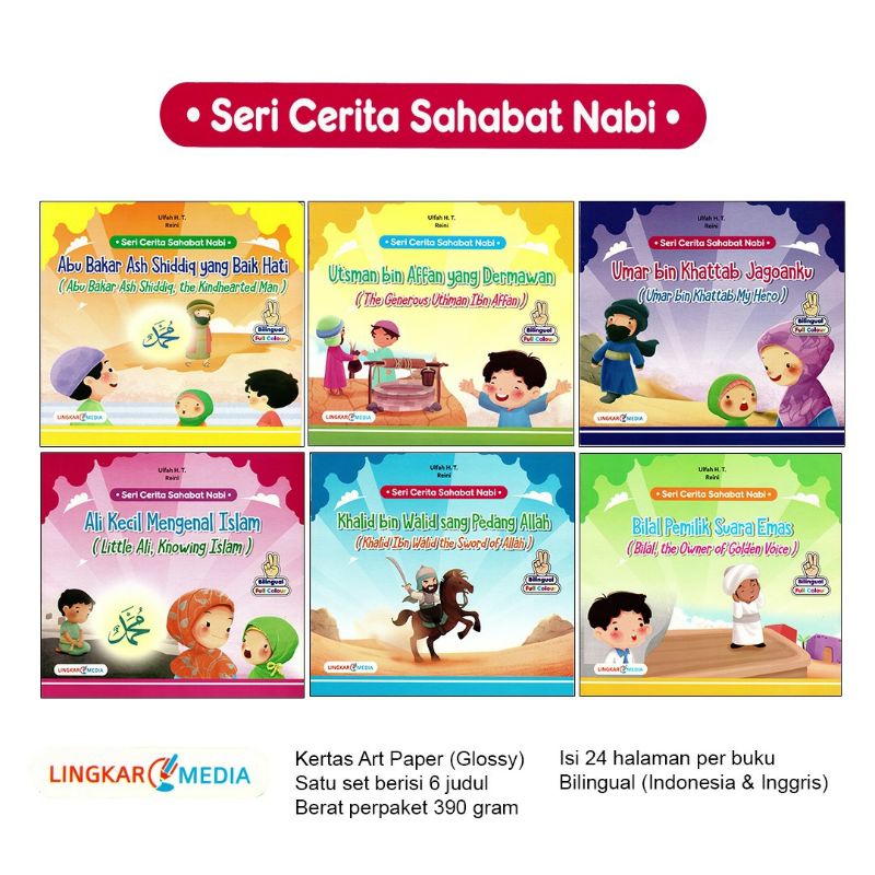 Paket Buku Anak Murah PAUD dan TK: Seri Cerita Sahabat Nabi