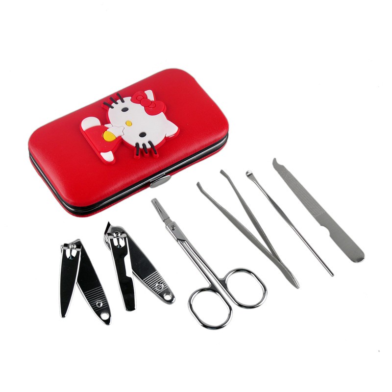 Pedicure medicure Gunting / Pemotong Kuku Karakter Model Dompet 6 in 1