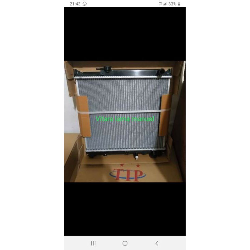 radiator suzuki vitara/sidekick