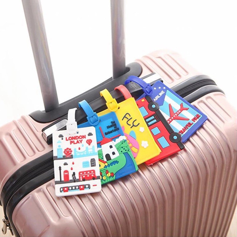 Travel Luggage Tag Label Koper Motif Karakter Lucu Unik NJ31