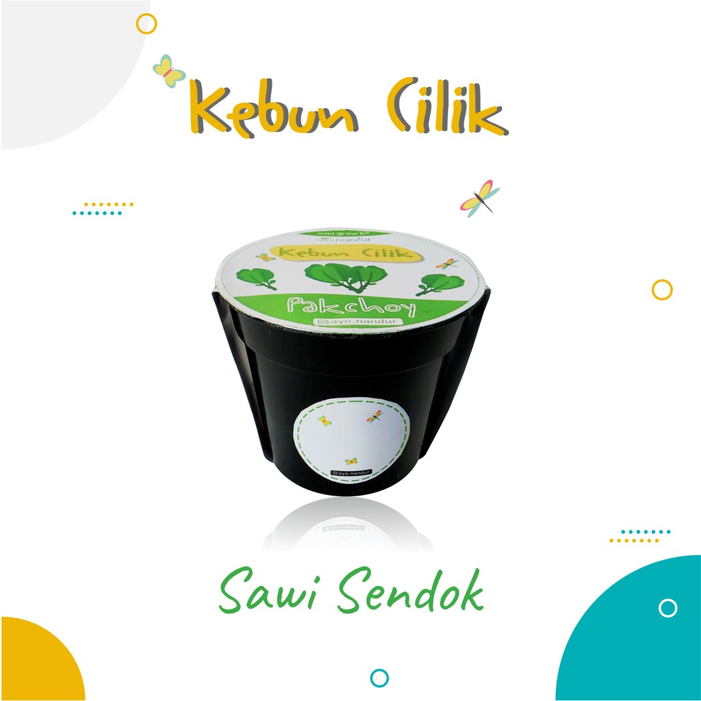 BIBIT TANAMAN PAKCHOY SAWI SENDOK BENIH SAYUR SAYURAN BERKEBUN (20 benih) Ayo Nandur Kebun Cilik