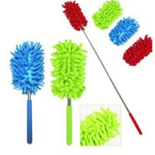 Kemoceng Microfiber Kecil / Bisa Ditarik Hingga 72cm