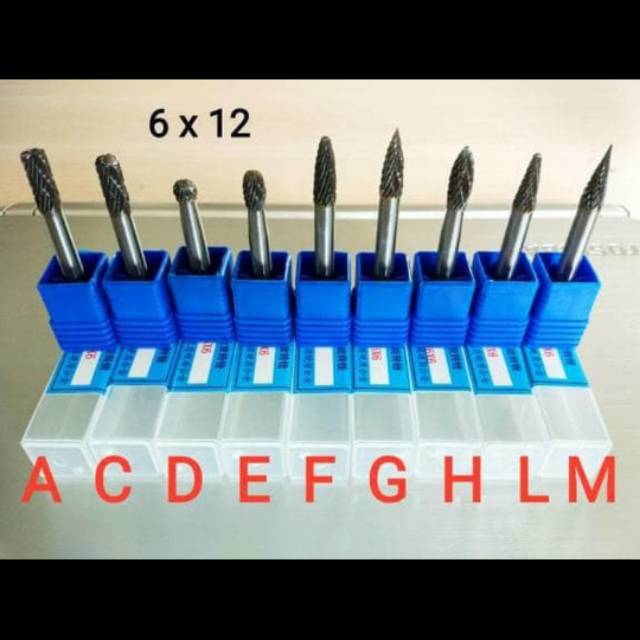 ROTARY FILE / MATA ROTARY / CARBIDE ROTARY FILE 6X12