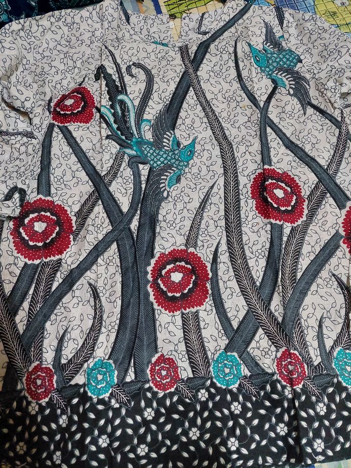 Atasan Batik Dolby Dolbi Dobby Doby Tenun Sutra Tulis Halus Katun Atbm Baron ,sarombit