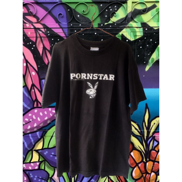 TSHIRT PORNSTAR VINTAGE ORIGINAL / kaos pornstar bekas antik original