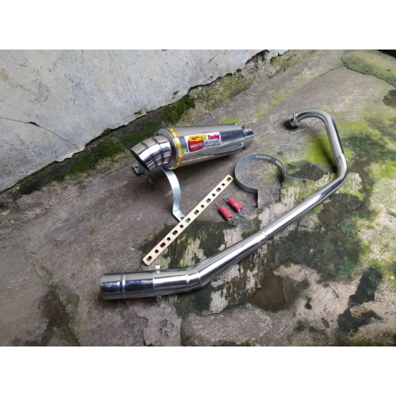 Knalpot Racing CLD bakaran Satria FU, Jupiter MX