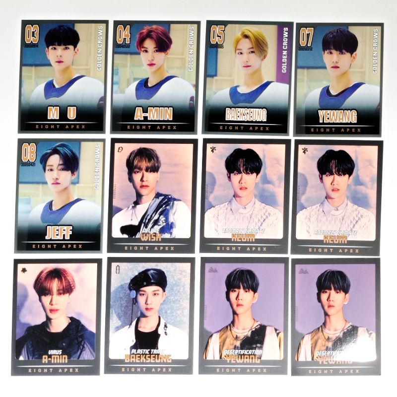 EPEX OFFICIAL QR VOICE CARD ( WISH KEUM MU AMIN BAEKSEUNG YEWANG JEFF REALITY ABYSS)