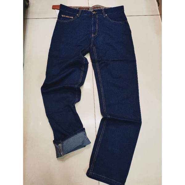 Celana jeans panjang pria Boss Original import